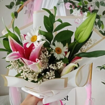 Lily and Daisy Bouquet
