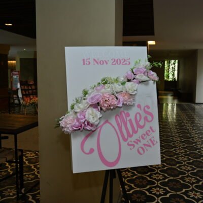 Standing Flower Box with Artificial Flowers