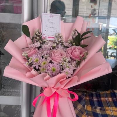 Pinky Lovely Rose Bouquet