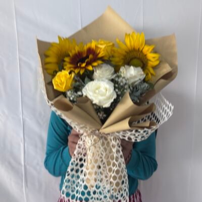 Sunflower & Rose Bouquet