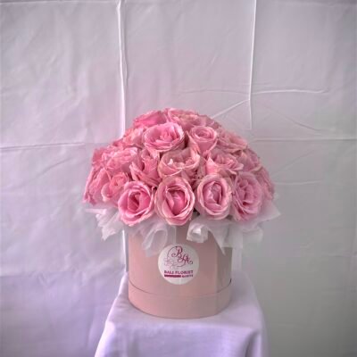 Pinky Bloom 25 Stalks of Rose in Bloombox