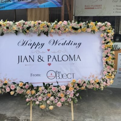 Full Flower Rose and Aster Flower Board 2x1 meters