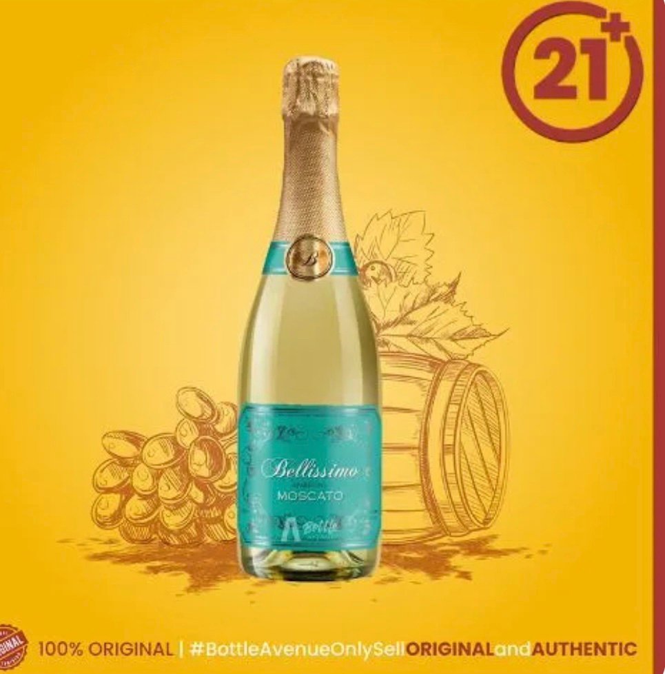 Flower Basket with Moscato Wine - Image 2