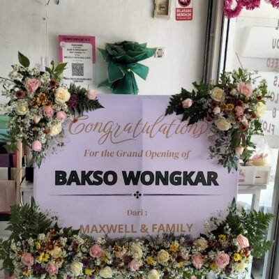 Papan Bunga 100x80 Full Flower Bawah