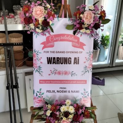 Flower Board 40x60 With 3 Spot Flower