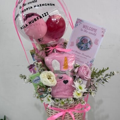 Full Set Baby Girl Gift for Flower Parcel