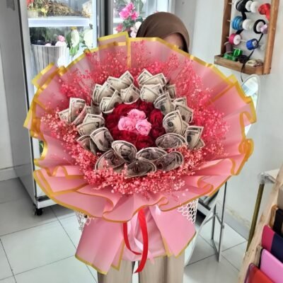 Money Bouquet 20 Lembar (Harga hanya jasa)