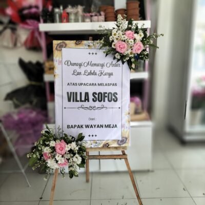 Papan Bunga Malaspas Size 50x70