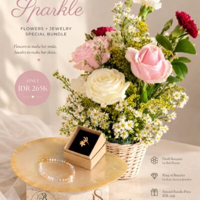 Bundling Flower Basket and Jewelry Set