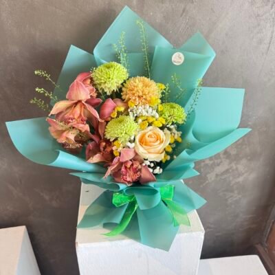 Orchid on Mix Flower Bouquet