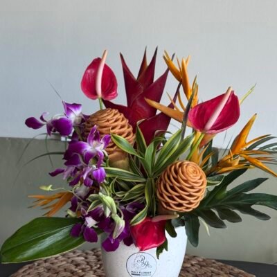 Tropical Flower on Vase