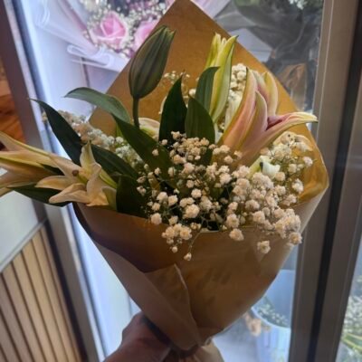 Full Lily and Baby Breath