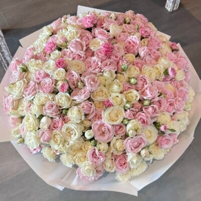 300 Stalks of Roses and Carnation